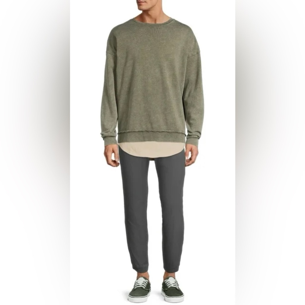 No Boundaries Men's and Big Men's Stretch Twill Slim Fit Joggers. NWT